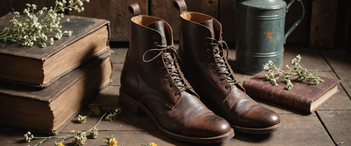 bottines vintage